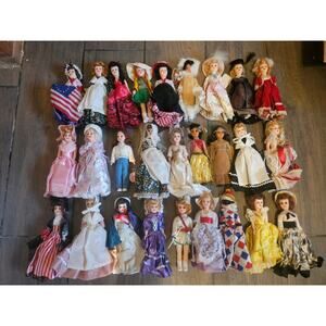 Complete American Heritage Blue Bonnet Dolls Collection + Original Mailers